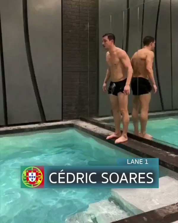 Cédric Soares (@OficialCedric) on Twitter photo 21/03/2020 23:17:20 New freestyle record 😂🏊🏻♂️🥇😜 #StayAtHome #training #swimming #pool #record #coronaout New freestyle record 😂🏊🏻♂️🥇😜 #StayAtHome #training #swimming #pool #record #coronaout