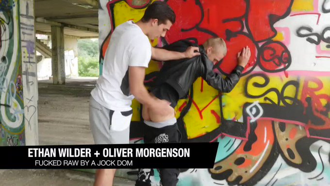 What could have become a fight soon becomes something hornier when aggressive butt fucker Ethan finds