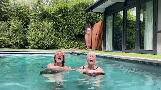 Oh to be in a pool holding laura dern hand while singing happy birthday to reese witherspoon 