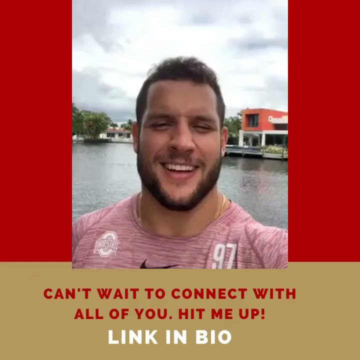 Nick Bosa (@nbsmallerbear) on Twitter photo 2020-03-23 18:49:32 Hit me up for shoutouts 🤙🏽 Hit me up for shoutouts 🤙🏽