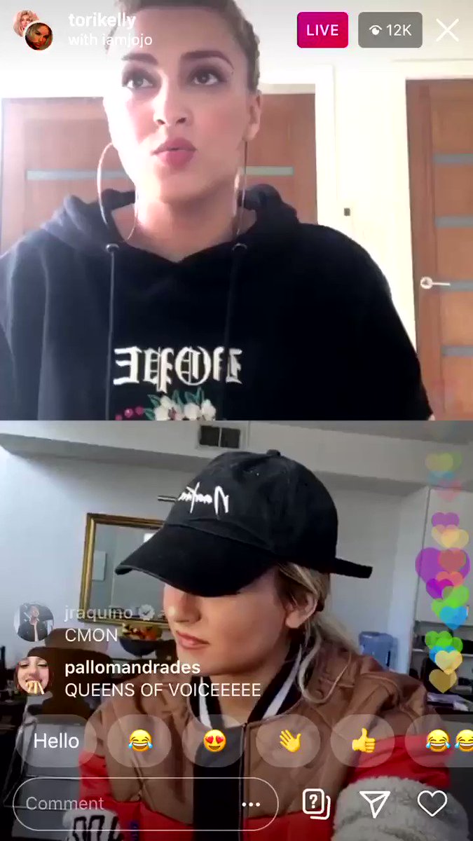 RT @_Toniiiiiiiii_: i’m crying. tori kelly and jojo singing on ig live together is everything. https://t.co/Dig4GlBB9S