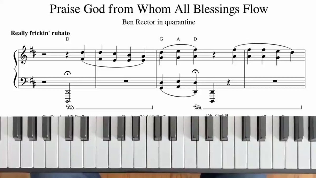 Ben Rector On Twitter This Is Very Rad For Anyone Asking About The Arrangement Of The Doxology From Last Night Check This Out