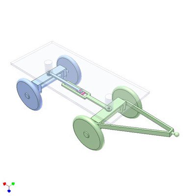 Mechanism for Steering a -Wheel Trailer With Small Turning Radius