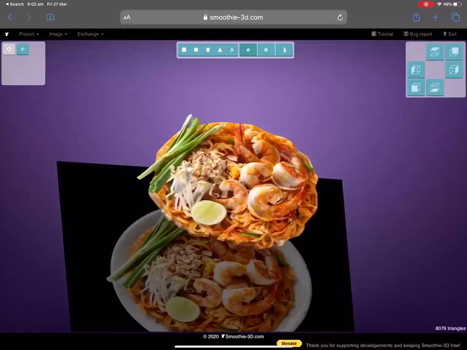 If you're exclusively using an Ipad for education... and you want to create "Original" interactive AR content for the Web "For FREE"
Your own photos -> Safari -> https://t.co/0R8abPsWRh -> USDZ files -> Reality Composer App -> https://t.co/nQnoAaV6Id (to share with the world)