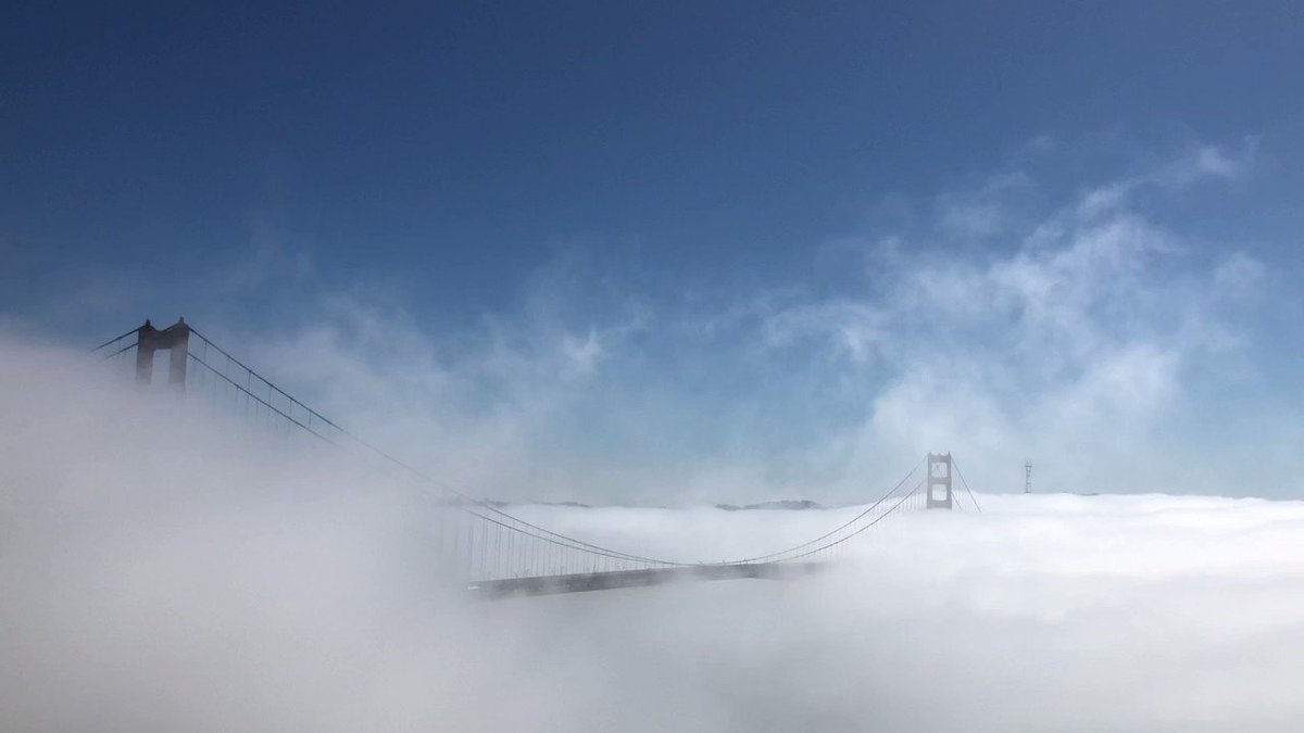 The fog will wait for you. In the meantime, view this from the comfort of your home.