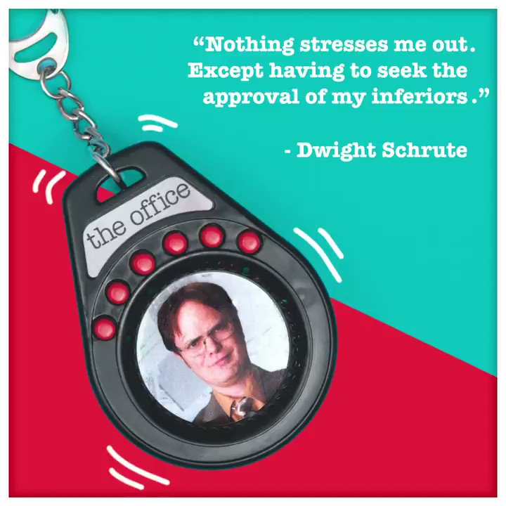 New World's Coolest The Office Dwight Talking Keychain 5018D 