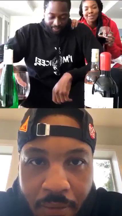 Dime (@DimeUPROXX) on Twitter photo 28/03/2020 02:28:19 Melo on the time @KingJames saved his life in the Bahamas (🎥: @DwyaneWade / IG Live) Melo on the time @KingJames saved his life in the Bahamas (🎥: @DwyaneWade / IG Live)