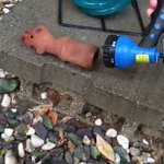 埴輪の中を水圧で洗おうとしたら？めちゃくちゃ面白い映像がとれた!