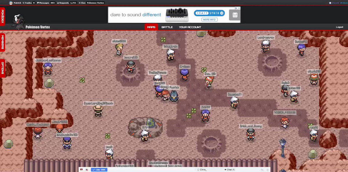 Pokemon Browser Games: Review: Pokemon Vortex Battle Arena (v1)