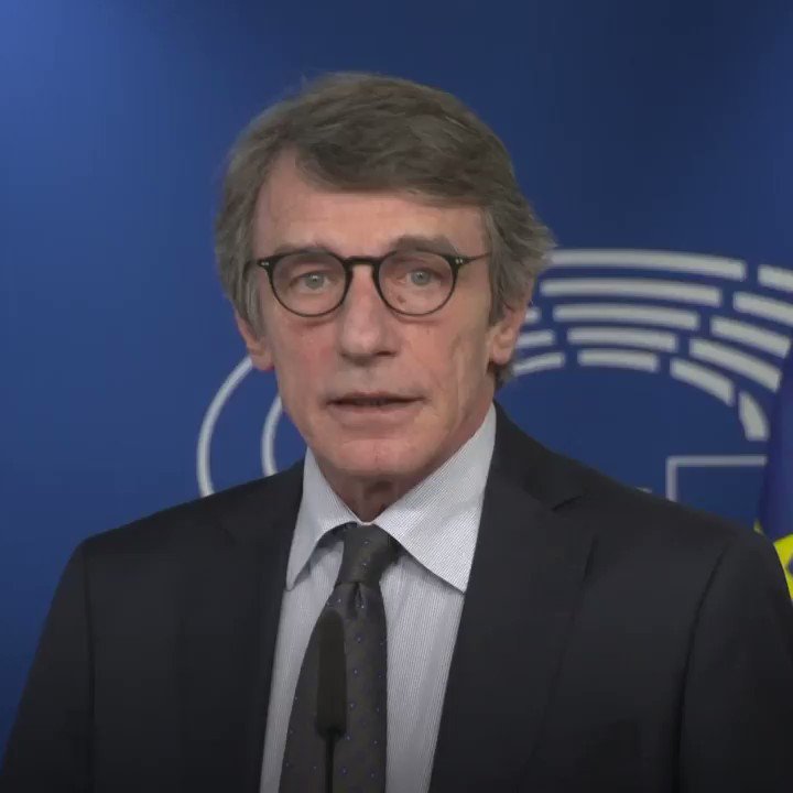 «Η δύναμή μας είναι η αλληλεγγύη μας. Ως ΕΚ, θέλοντας να δώσουμε το ελάχιστο παράδειγμα: έχουμε παραχωρήσει στις αρχές των Βρυξελλών ένα από τα κτήρια μας για να χρησιμοποιηθεί για την περίθαλψη των ασθενών, καθώς και 100 οχήματα.» @EP_President