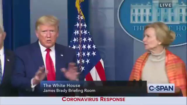 This is the President* of the United States of America in the middle of a press conference about the worse pandemic that has hit our nation, while thousands are dying
“I was never involved with a model- at least not one like this”
*Impeached
#wtpTEAM
