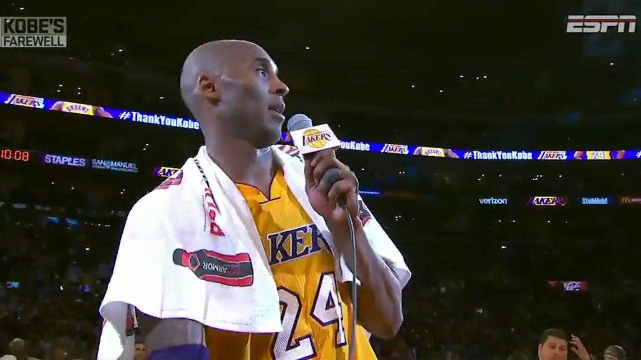 GREATEST FAREWELL GAME EVER? - MAMBA OUT 🎤 #nbashorts #nba #kobebryant # kobe #mambamentality #mamba 