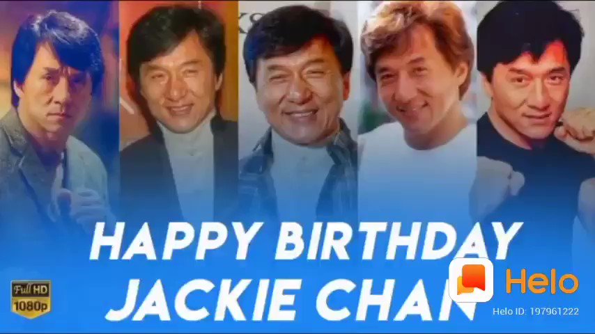  wish you Happy birthday THAlaivaa   JACKIE CHAN...    greatest Human being.. World legendary Actor..   