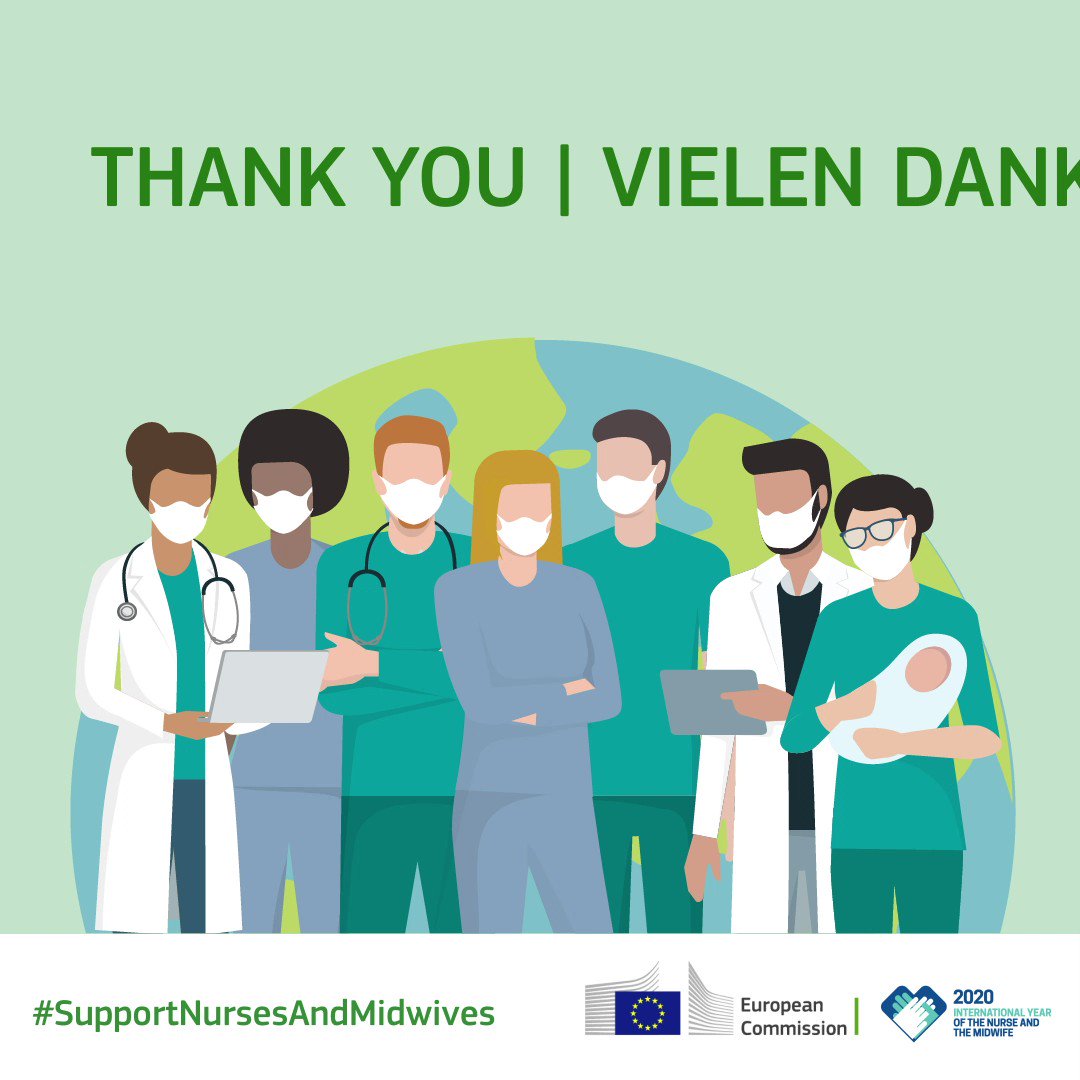 Today, we mark not only #WorldHealthDay, but also the International Year of the Nurse & the Midwife
We pay tribute to all healthcare workers, especially nurses & midwives ,who stay away from their families to look after ours. 🙏
#SupportNursesAndMidwives
#coronavirus #COVID19