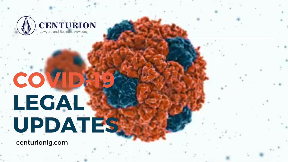 @Centurion_Law attorneys, advisors and sector experts will be analyzing the impact of #COVID19 on African economies and give you their opinions on the legal, technical and commercial implications of the pandemic for your business: https://t.co/MSNXPl5PkK
#Covid19LegalUpdates https://t.co/JgGTMq1dYq