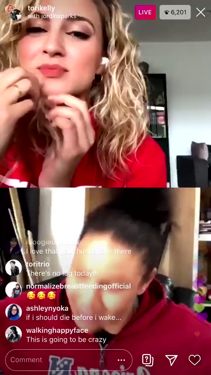 RT @ferlynnpt: TORI KELLY AND JORDIN SPARKS JUST SANG NO AIR ON IG LIVE AND 10 YEAR OLD ME IS SCREAMING https://t.co/wr5NqYwiPH