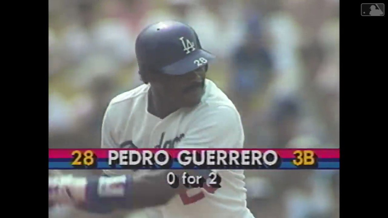 Happy birthday Pedro Guerrero. David Cone has a present for you! 