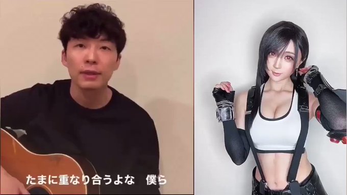 Twitterのコスプレ動画7