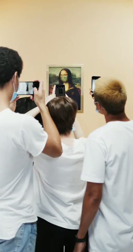 •T•4584•✓
Monalisa in now days 🤭
Covid19 effect man 🤐
Always wear mask.even Monalisa is doing this so we can 💪
Follow Lockdown rules👍 ↓
@SrBachchan @narendramodi
#COVID2019
#coronavirus
#coronaupdatesindia
#Lockdown2 https://t.co/2BUxfEN0ni