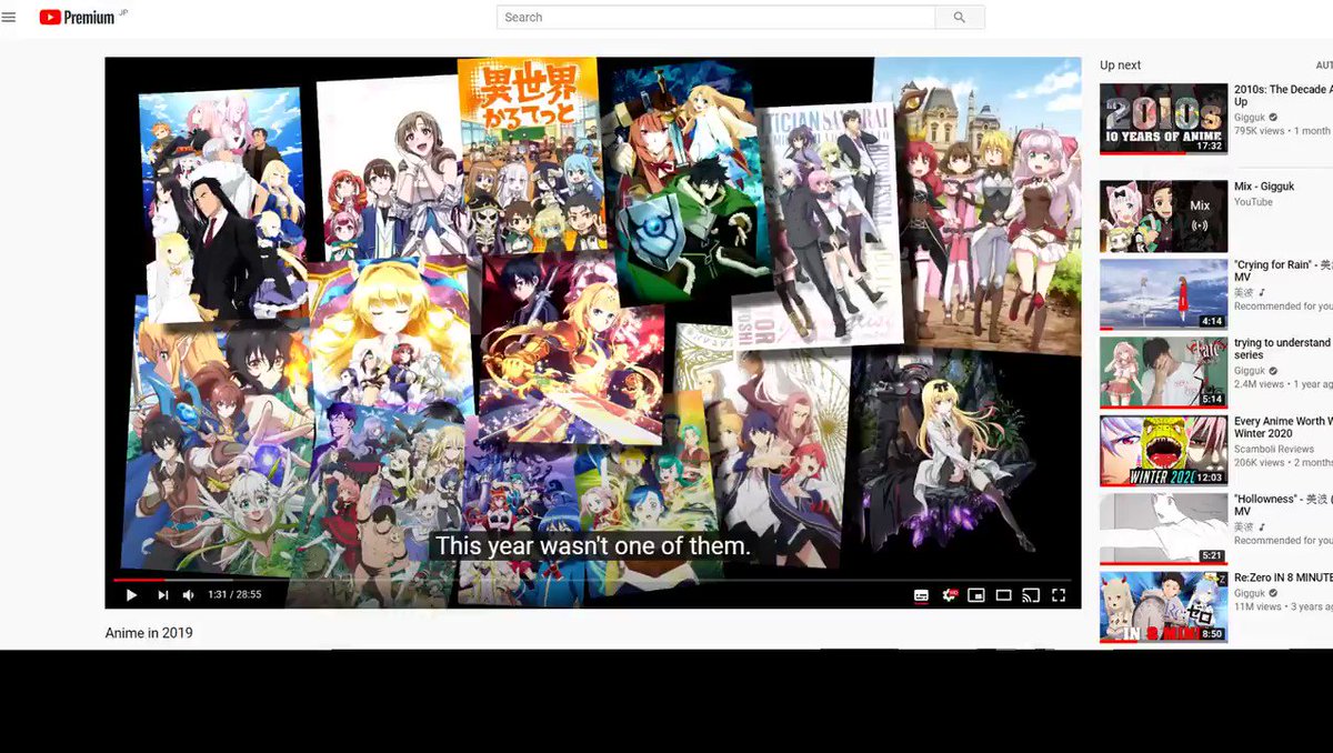 Gigguk anime online list