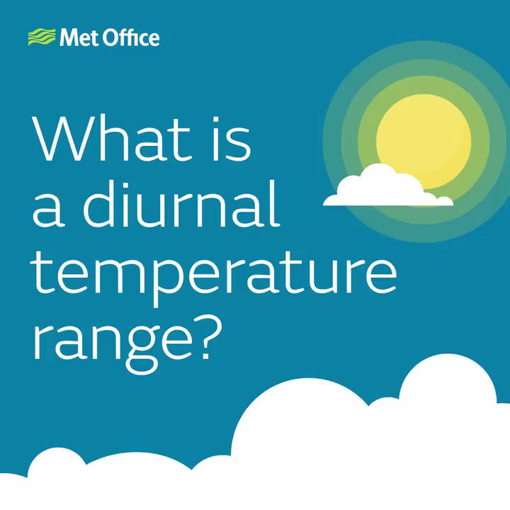 Diurnal range of temperature definition
