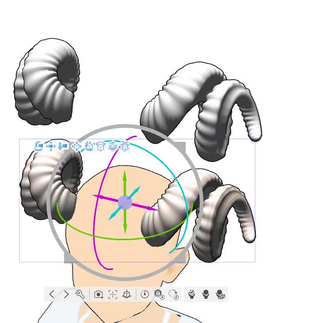 羊の角のtwitterイラスト検索結果 古い順