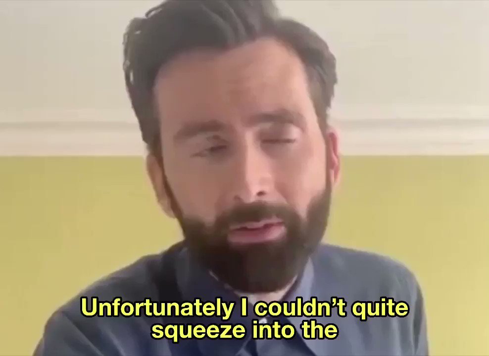 Michael Sheen: Happy Birthday! How did you like my gift?

David Tennant: 