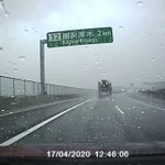 事故るかと思った…。九死に一生？雨の高速道路が危険すぎる!