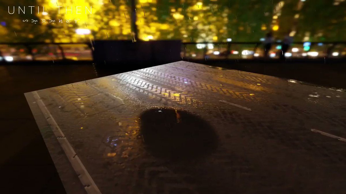 Создание сцены ночной дождливой улицы в Godot Engine