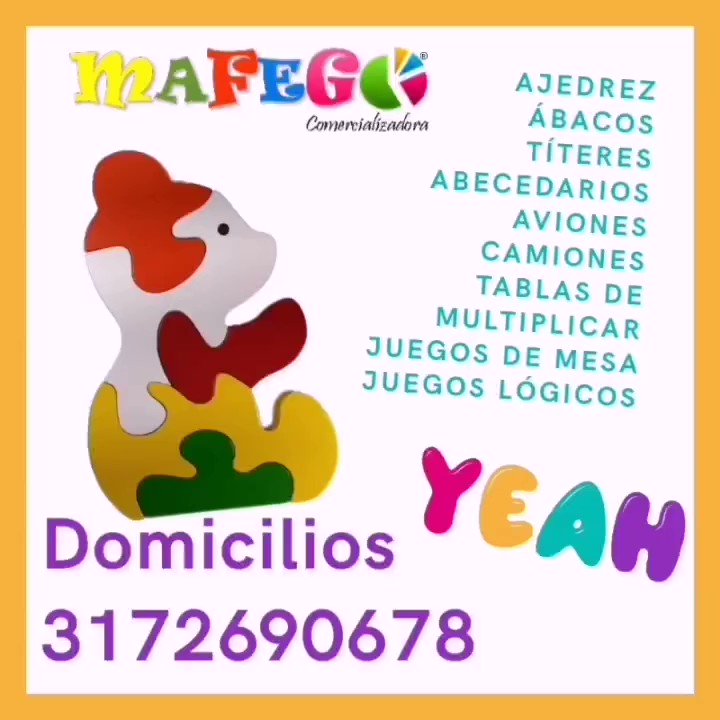 Aprovecha tu tiempo libre.🎲🧩🧸 Tenemos juegos muy divertidos para disfrutar en familia. #juegos #didácticos #madera #Mafego #domicilios #envios🚚
Más información en nuestra bio o visita https://t.co/8tX3yA6Yz7 🥳📦📳 whatsApp 3172690678 https://t.co/TB3IzscBOF