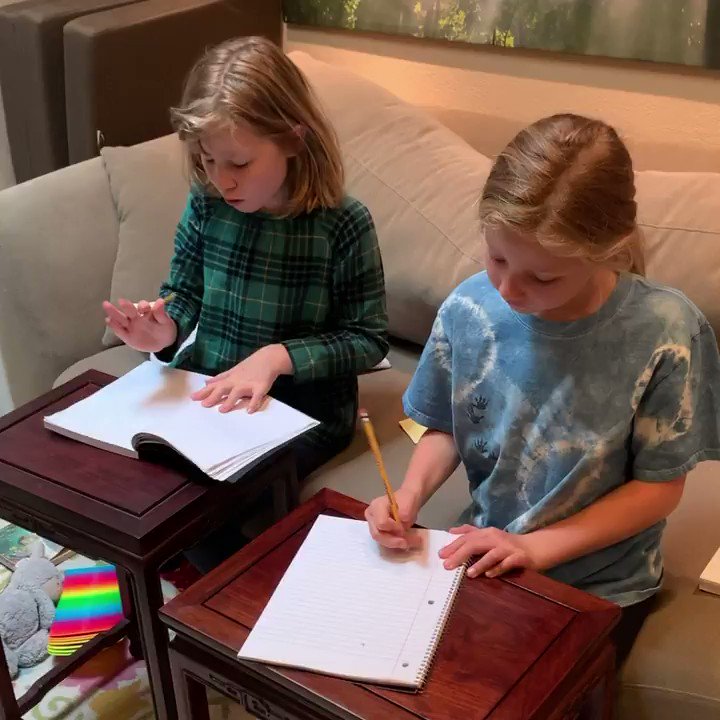 This is what the new school looks like. Even though we’re apart, we’ll get through it together. ❤ https://t.co/M9HI5dX1rT