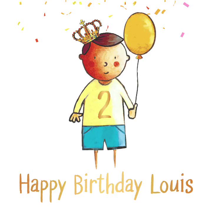 ✨🎈👑Happy 2nd Birthday Prince Louis, we hope you have a wonderful day! 👑🎈✨#twotoday #timeflies #happybirthday #princelouis https://t.co/UfpIOxUZ7Z