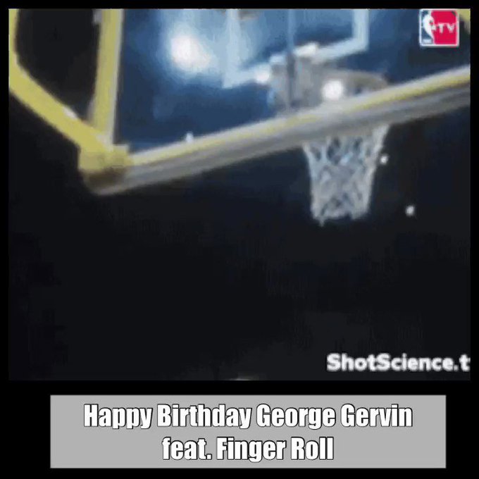 George Gervin’s Birthday Celebration | HappyBday.to
