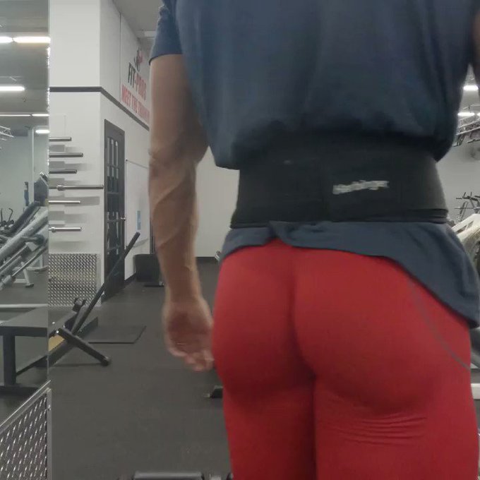 it's #humpday!  red #spandex #humpdaymotivation #mensleggings #mantights #spandexmen #legday #muscleass