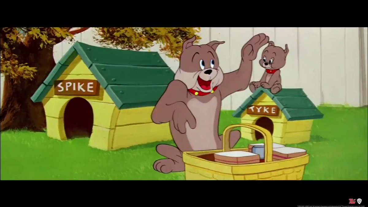 トムとジェリー 公式 65年前の今日 4月30日 は ブルさんのピクニック 原題 Pup On A Picnic の公開日 スパイク親子のピクニック を トムとジェリーがかきまわします 早く安心してピクニックに行ける日常に戻りますように トムとジェリー