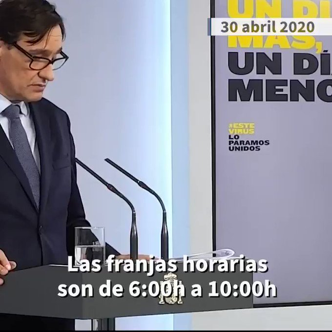 España:Autorizan el deporte individual y los paseos