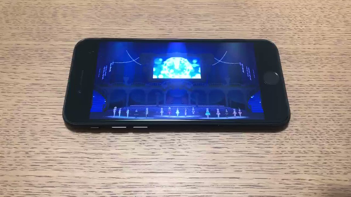 Fireball 新型iphone Seでデレステ3dリッチmv 高画質は 選べません 撮影は Iphone8plusのカメラで 画面がかなり青く映っていますが 実際は暖かい色合いです 生活音が入ってますが 気にしないでいただけたら デレステ T Co 5netaibher