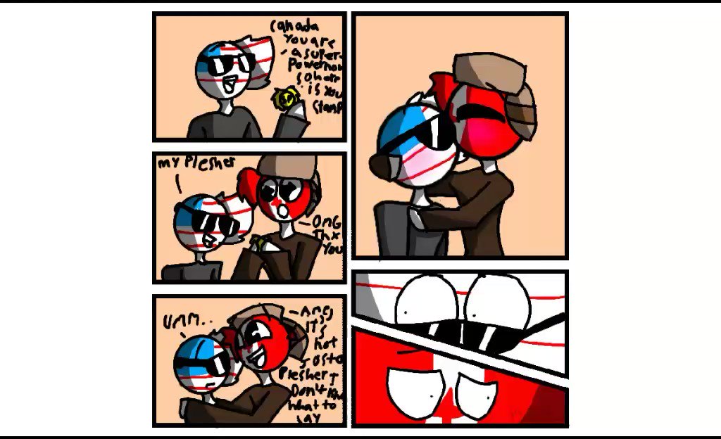 Rominite on X: I ship it Caname For LIFE #Countryhumans #Caname #countryhumanscaname #countryhuman / X