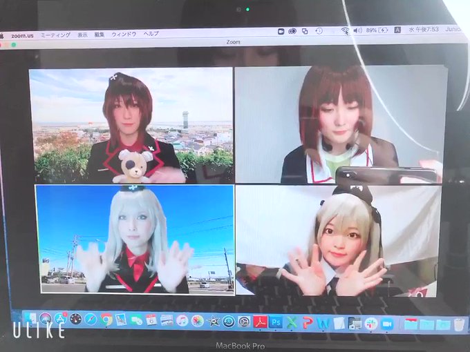Twitterのコスプレ動画2