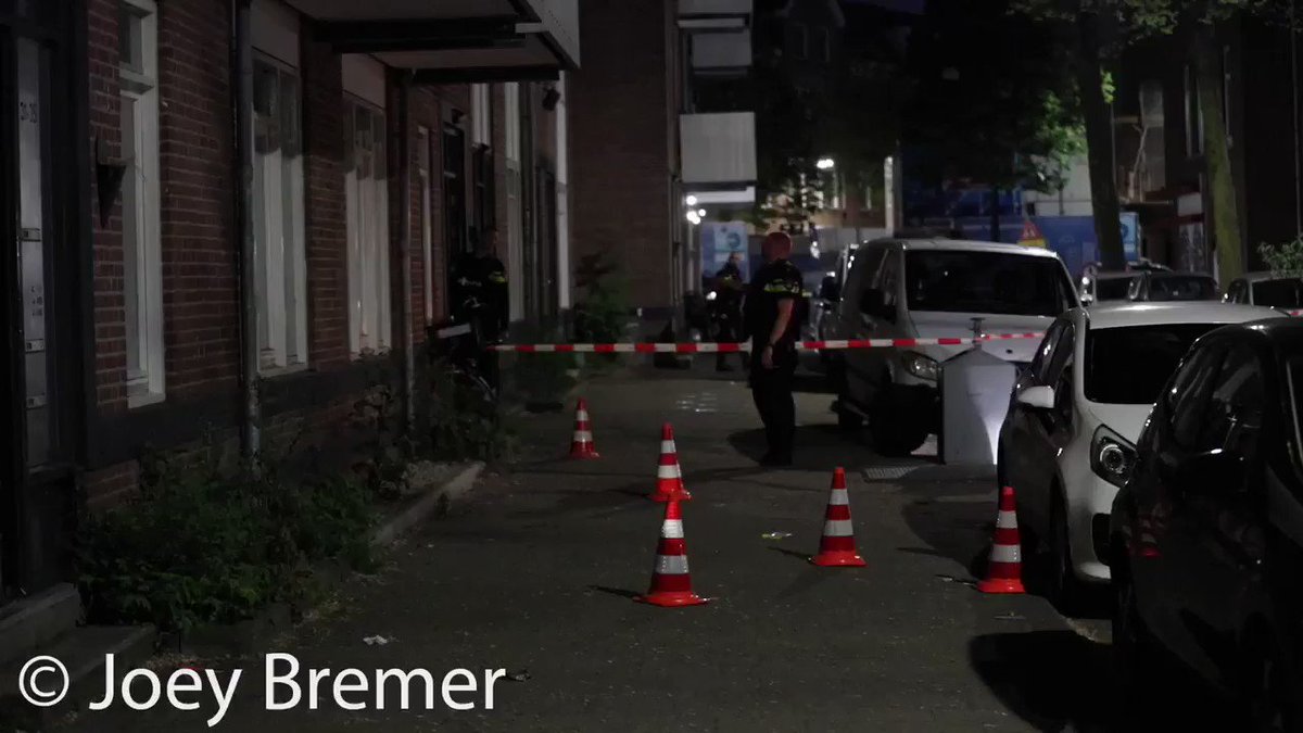 Melding politie Potgieterstraat Rotterdam inzake schietincident