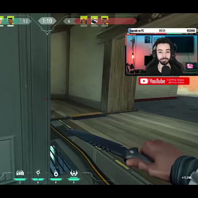 Nos chamaram para um &uacute;ltimo round de faca. Mal sabiam qual era minha antiga profiss&atilde;o  https://t.co/FXxz5u5H5L https://t<a href="/tag/twitchnabgs"class="tags"><span>#twitchnabgs</span></a>