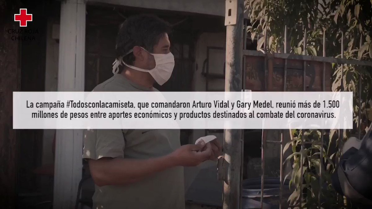 Gracias a los q se sumaron a #TodosConLacamiseta. Llegamos al final de este camino recaudando aportes equivalentes a $1.500 millones que son vitales para el trabajo de la @cruzrojachilena. Gracias infinitas. Un honor encabezar esta cruzada junto a @gary_medel17 Viva Chile! https://t.co/MCeJ5cdshx