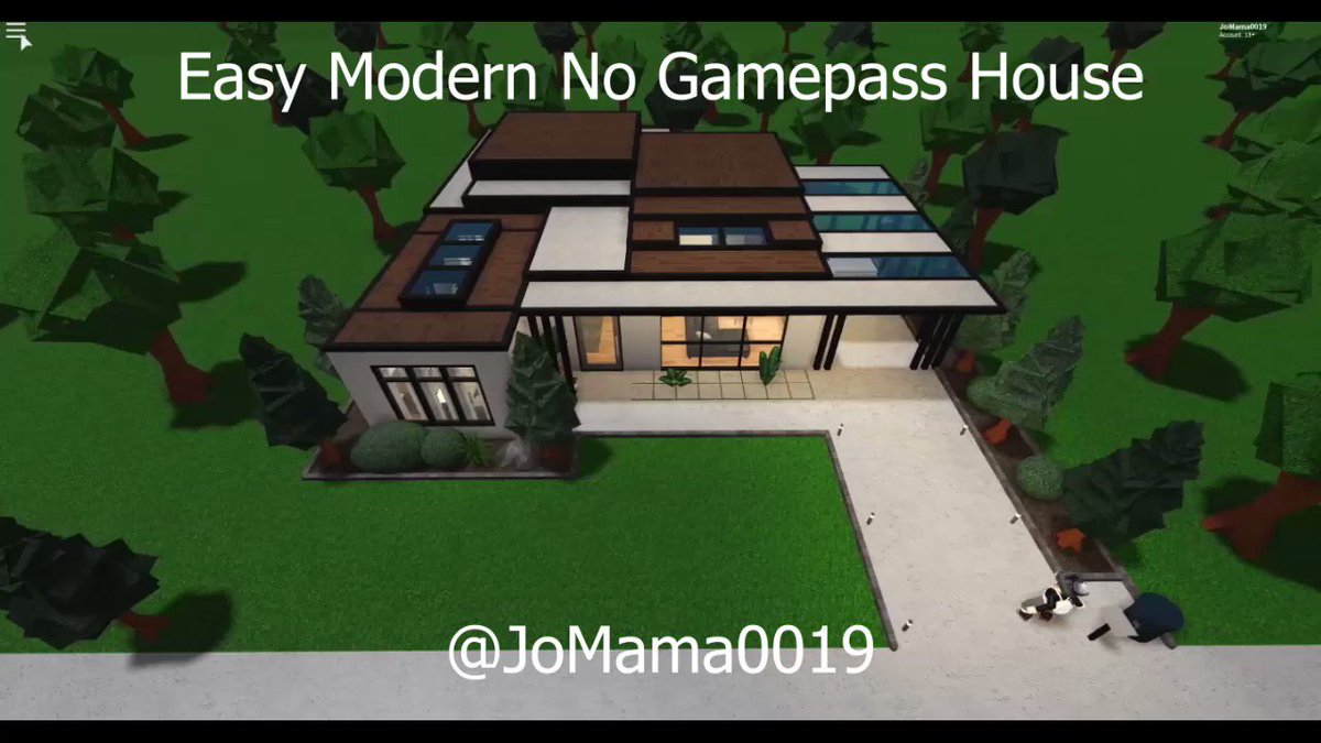 Jo On Twitter Easy Modern No Gamepass House Exterior