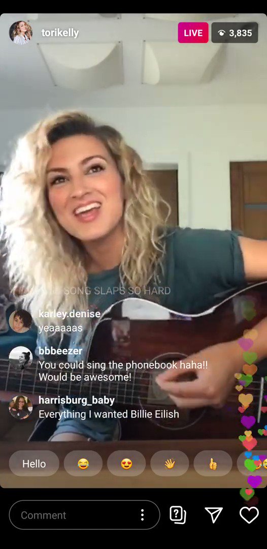 RT @TheCarrieClique: Tori Kelly covering @CarrieUnderwood’s “Before He Cheats” during an Instagram Live. https://t.co/Ngfy3AJcfI
