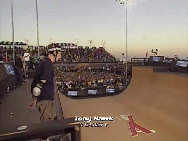 When I saw him accomplish that trick I cried with emotion, very happy birthday to Tony Hawk 