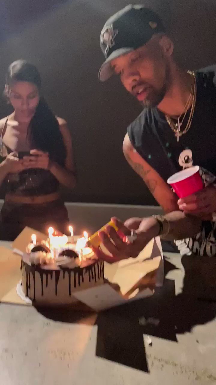 We really sang happy bday to Chevy woods at wiz s pool party 