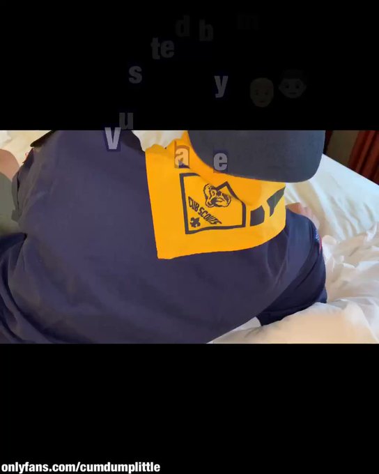 This is for all my perv fans out there. My scout master came to visit me & here’s the wet result! Loved