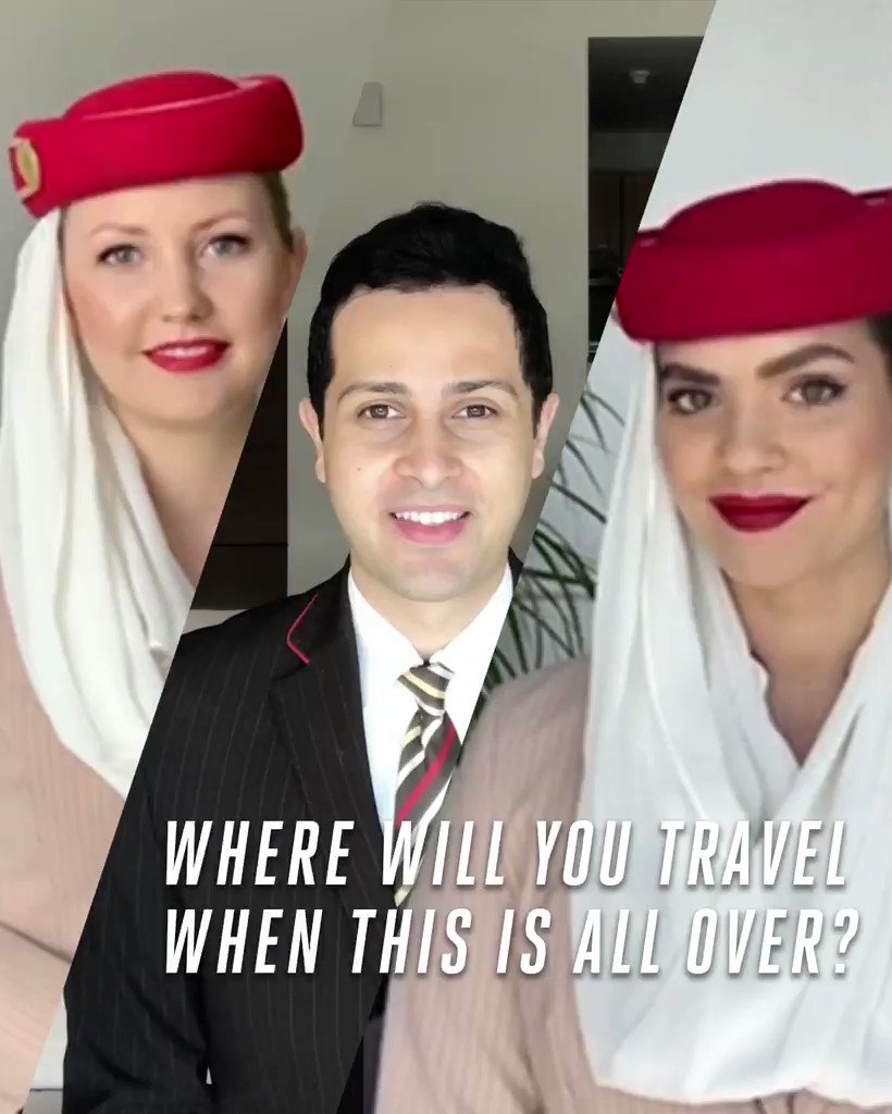 Where will you travel to next when this is over? Tell us and we’ll get you there!
#EmiratesAirline #WhenThisIsAllOver #FlyEmiratesFlyBetter https://t.co/fnv4SwQ8Rc