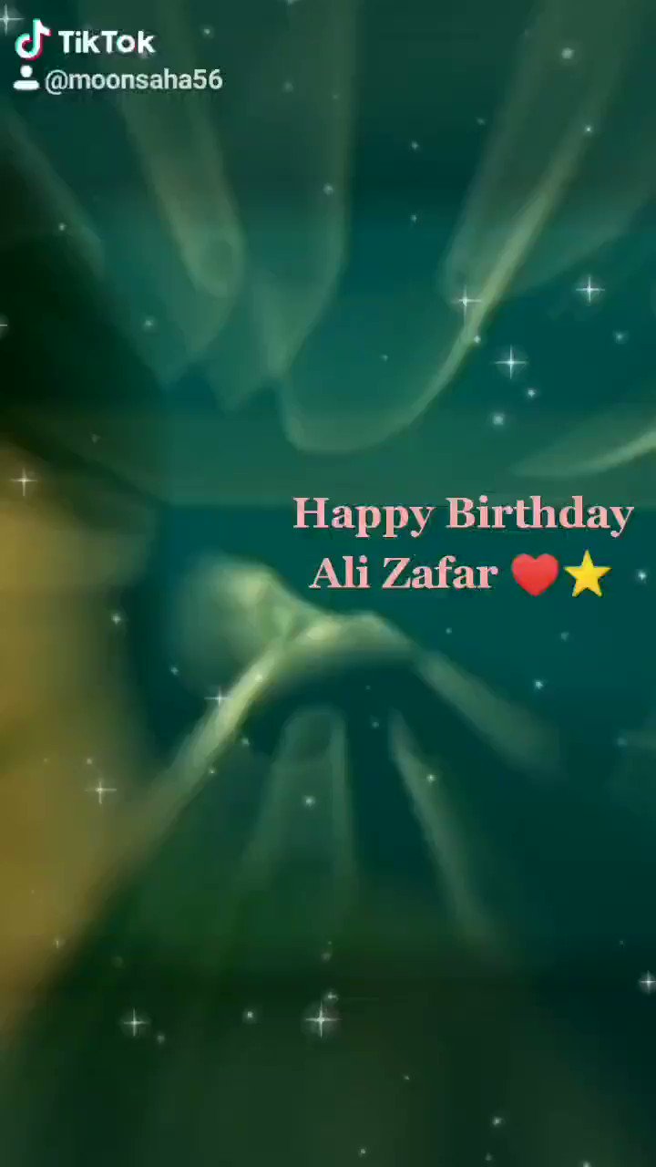 Happy Birthday Ali Zafar...   