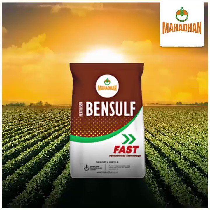 Change is good! Keeping this in mind, we are upgrading our product Bensulf Fast to Bensulf Superfast.
#DFPCL #Mahadhan #MahadhanBensulfSuperfast #YehAlagHai #Sulphur #farming #Fertiliser #agriculturelife https://t.co/aMxkY8FUE4